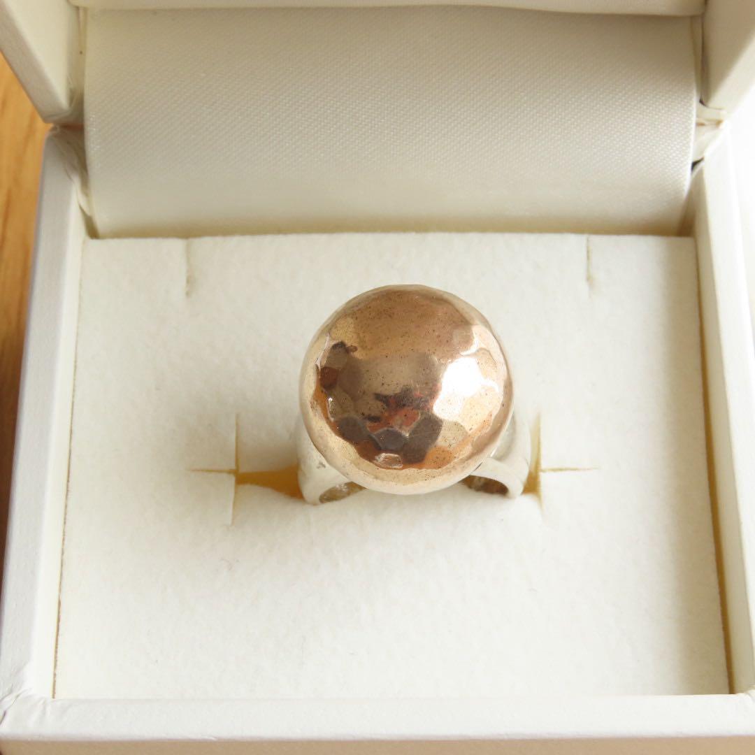 フォリフォリ　925 刻印　シルバー　リング　11号　ボール　指輪