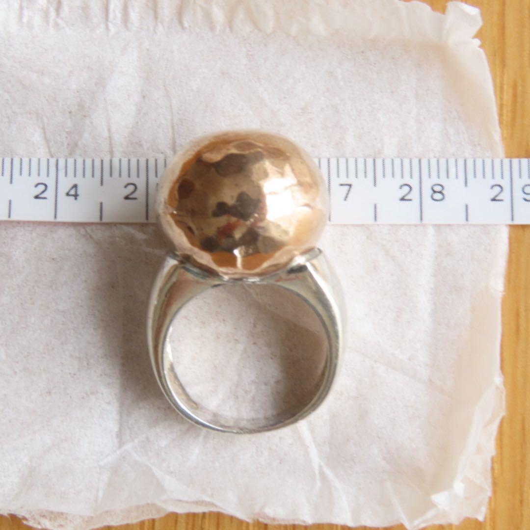 フォリフォリ　925 刻印　シルバー　リング　11号　ボール　指輪