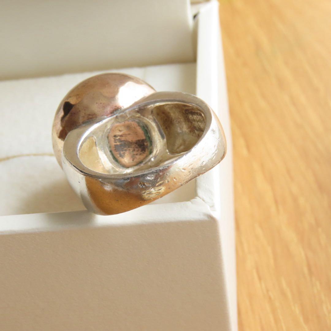 フォリフォリ　925 刻印　シルバー　リング　11号　ボール　指輪