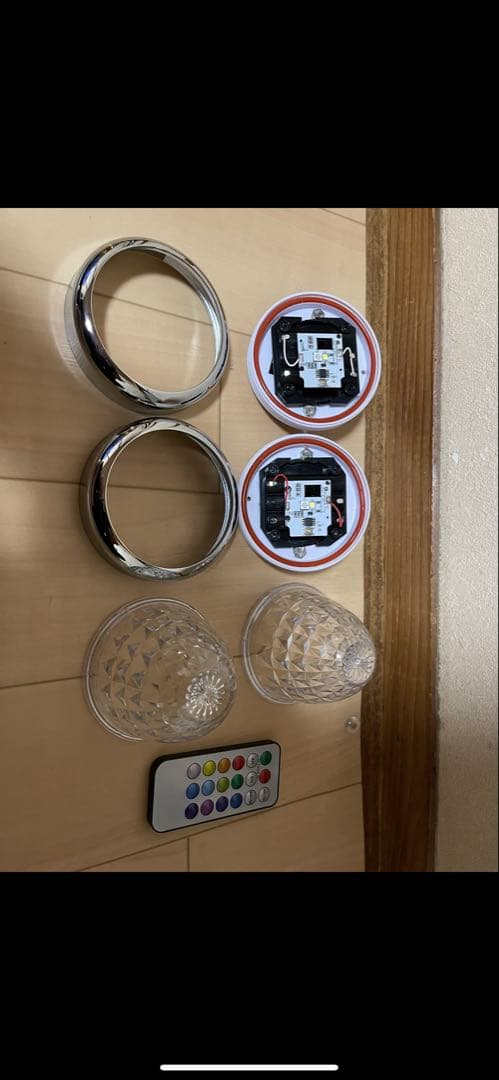 マーカーランプ4個セット　トラック　デコトラ　デコチャリ