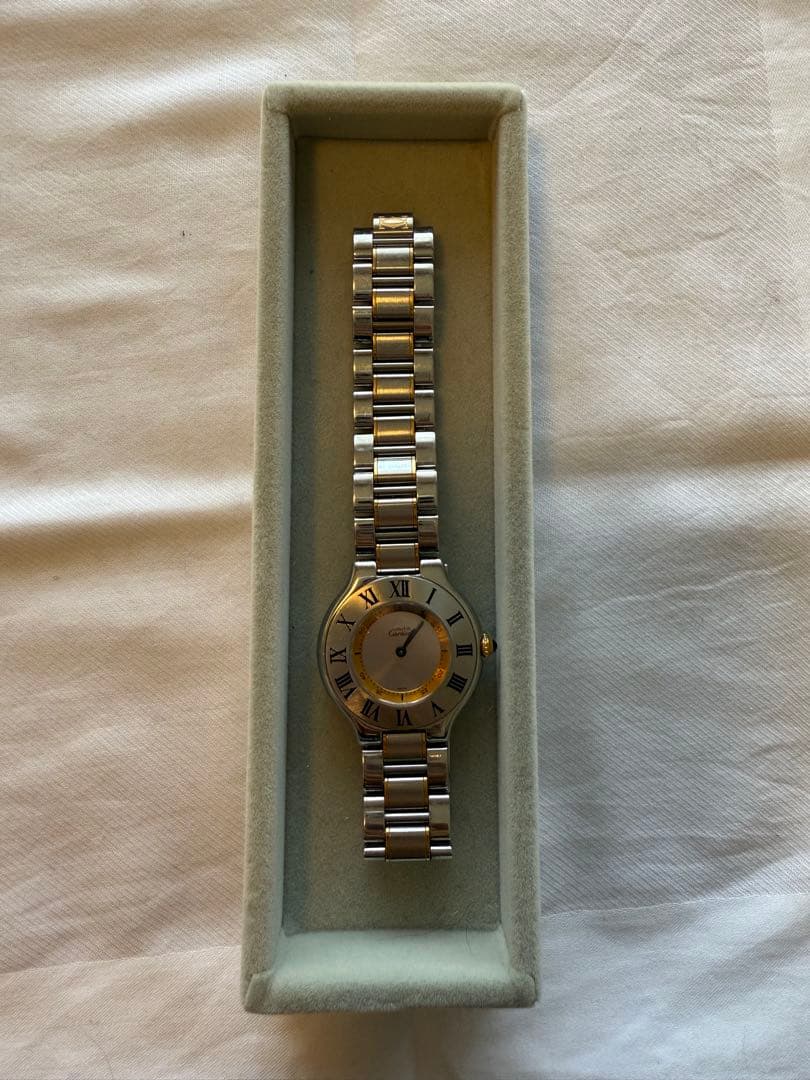 Cartier カルティエ マスト21 W10074R6 シルバー/ゴールド