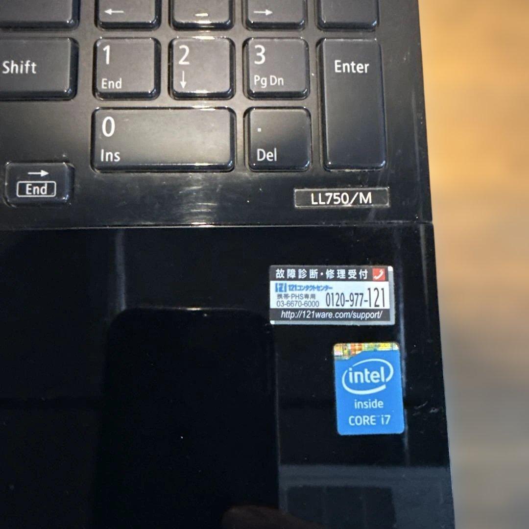 【NEC】LL750/M ノートパソコン　ジャンク