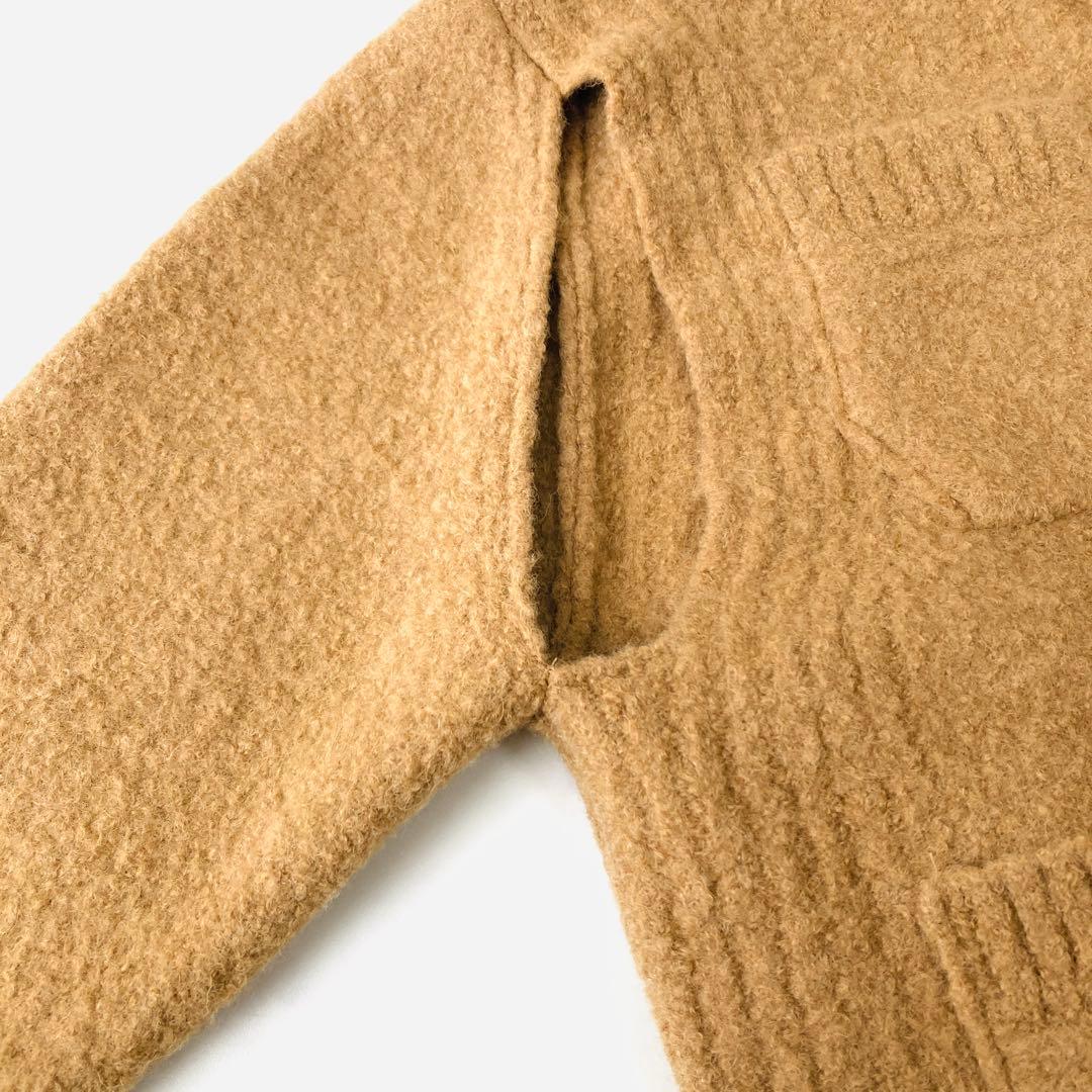 新品タグ付✨️23AW セブンテン　メルトンウール　2wayカーディガン　S