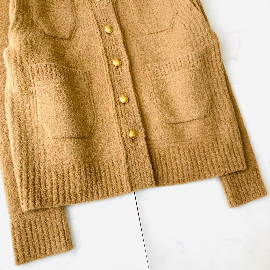 新品タグ付✨️23AW セブンテン　メルトンウール　2wayカーディガン　S