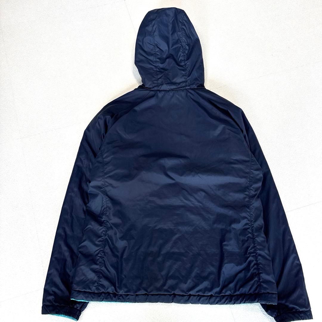 専用【美品/XL】モンベル　リバーシブル　サーマライトパーカ　ターコイズ