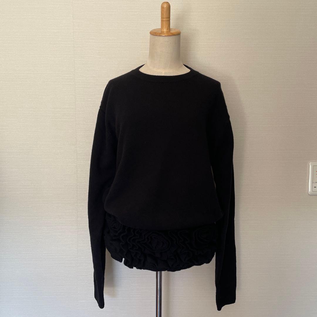 【値下 美品 完売品】IRENE アイレネ ニット フラワーモチーフ