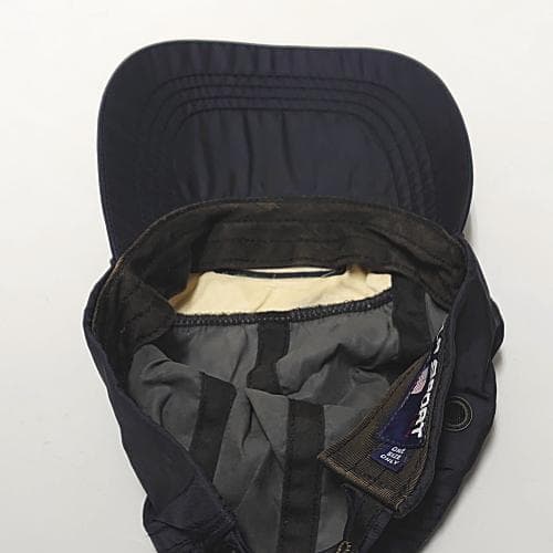 ポロスポーツ ラルフローレン　90s 当時物 ジェットキャップ ブラック