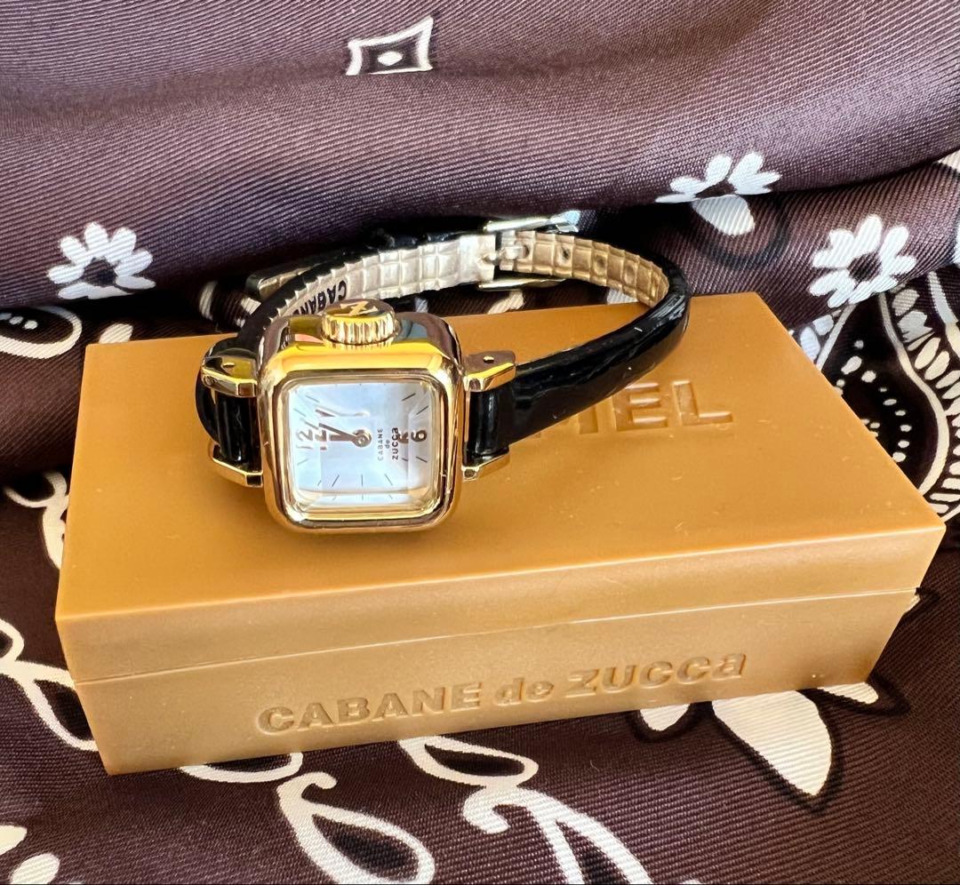 値下げ！CABANE de ZUCCA 腕時計 ゴールド/ブラック