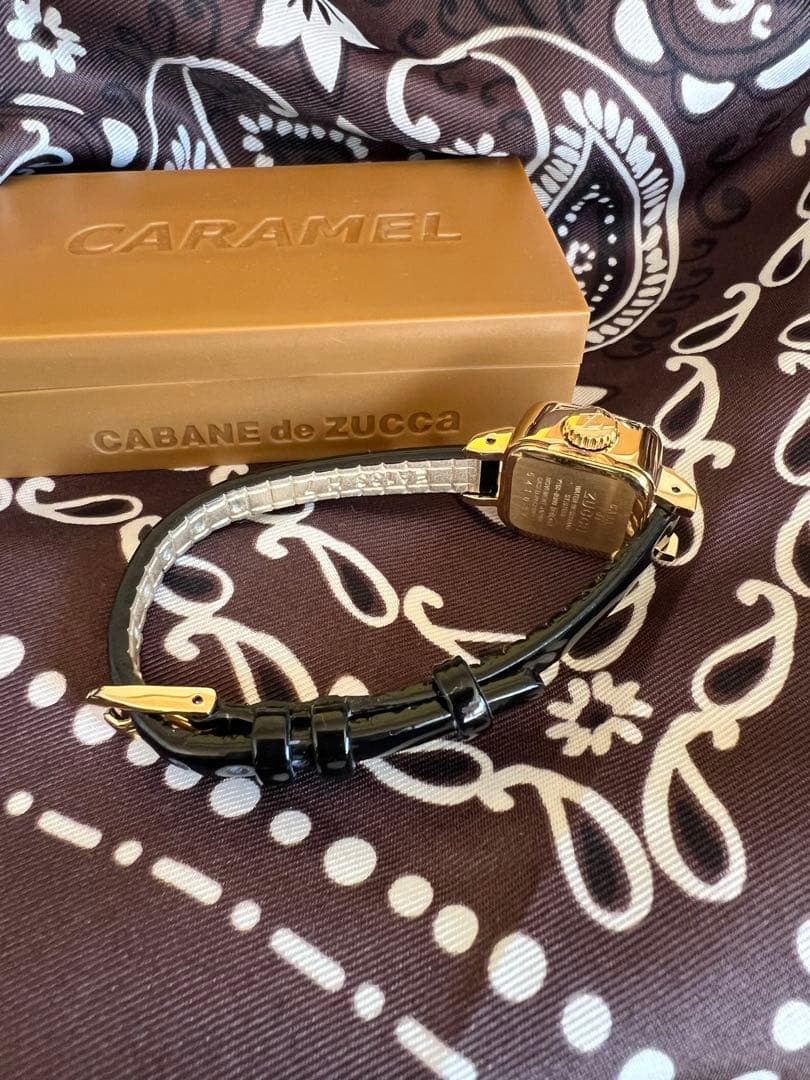 値下げ！CABANE de ZUCCA 腕時計 ゴールド/ブラック