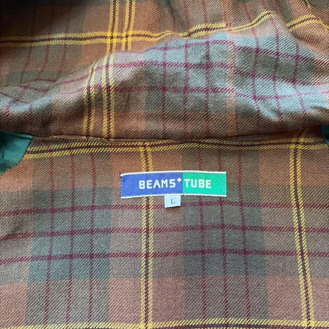 BEAMS TUBE フード付きコーデュロイジャケット Lサイズ