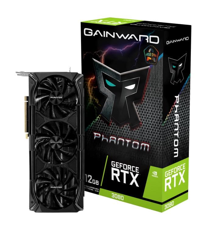 グラフィックボード・グラボ・ビデオカード Gainward GeForce RTX 3080 12GB Phantom