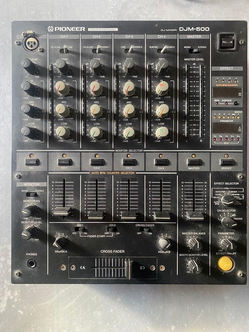 Pioneer DJM-500 DJミキサー　ジャンク