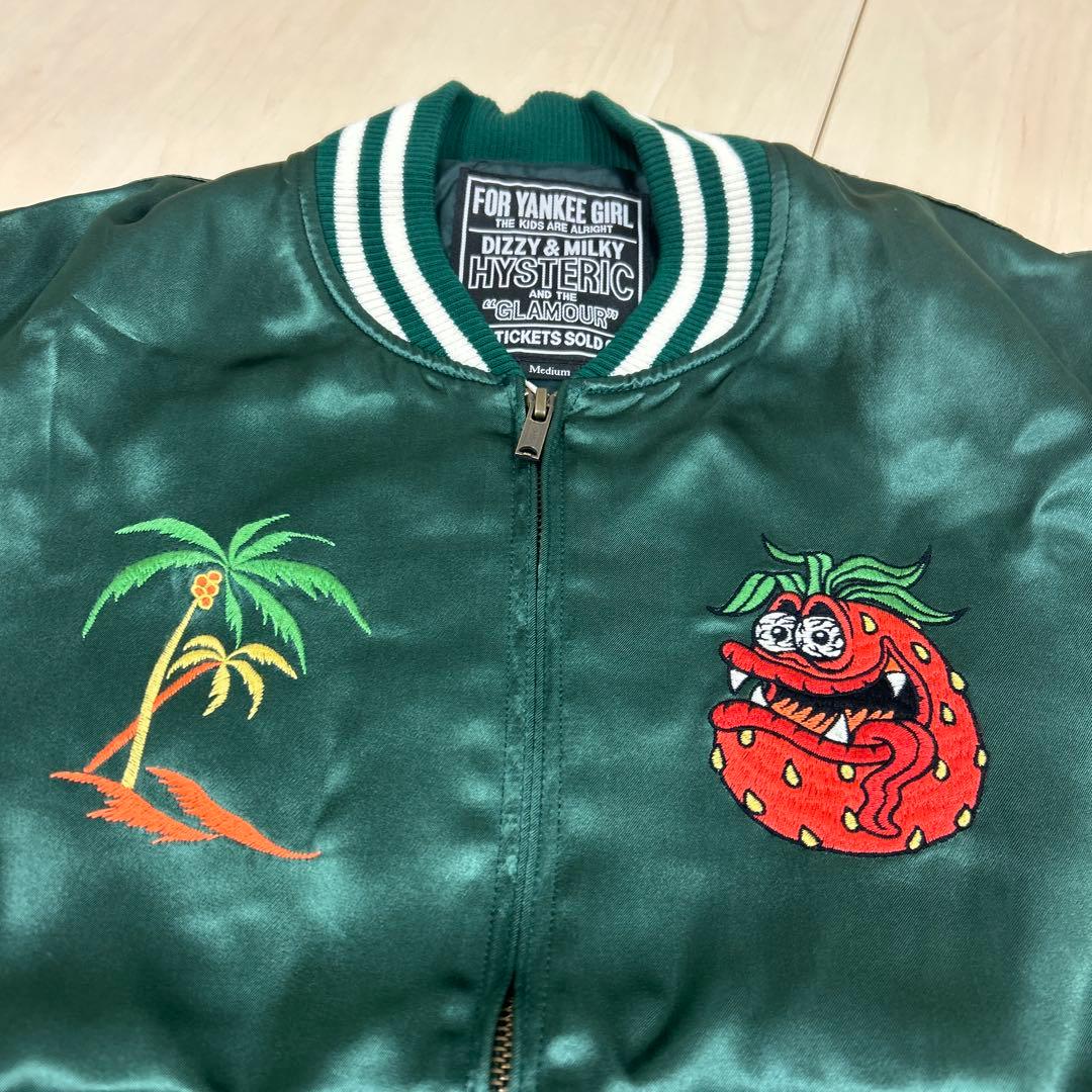 Hysteric ストロベリー刺繍スカジャン