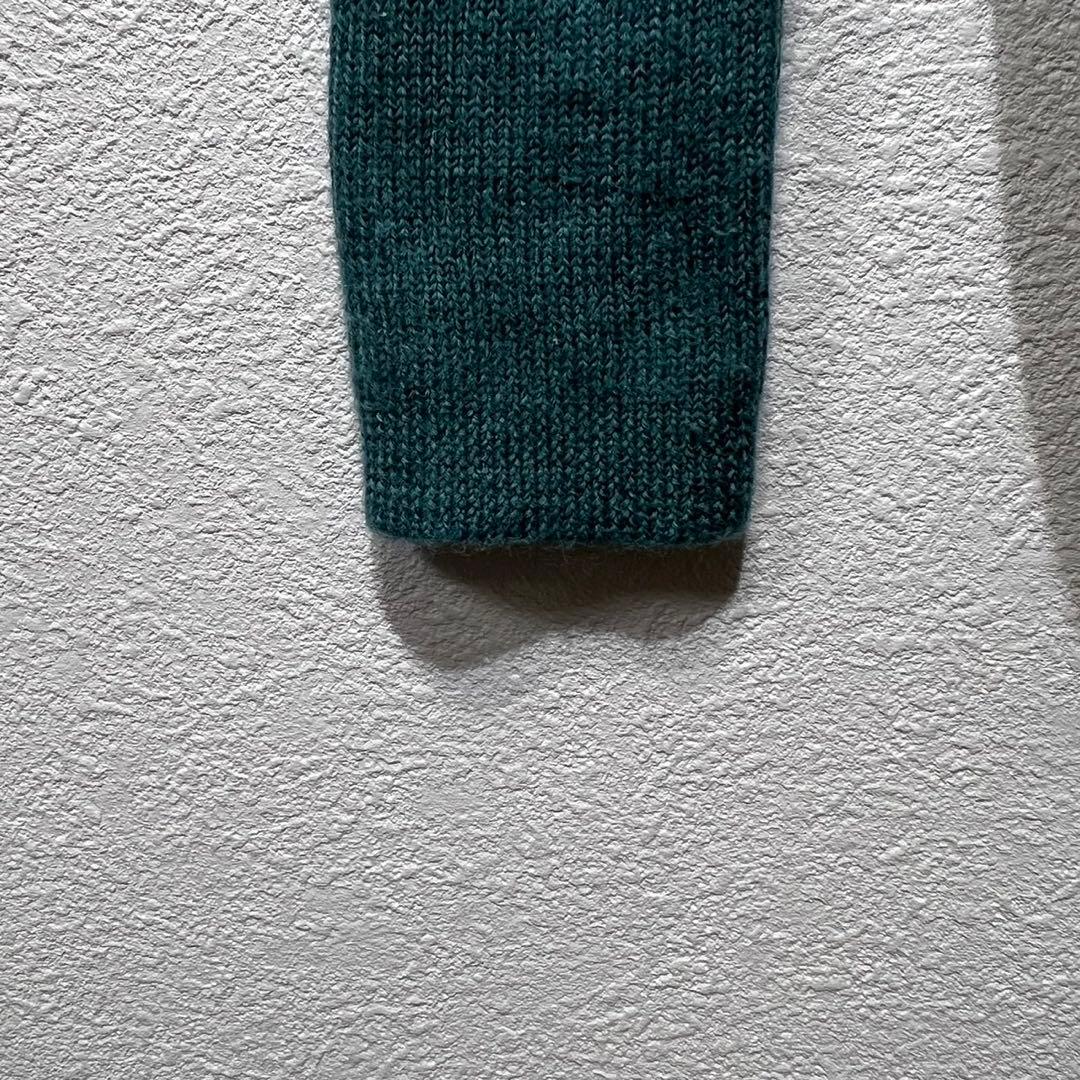 希少 90年製 ワイズ 上質 ウール デザイン Vネック ニット セーター