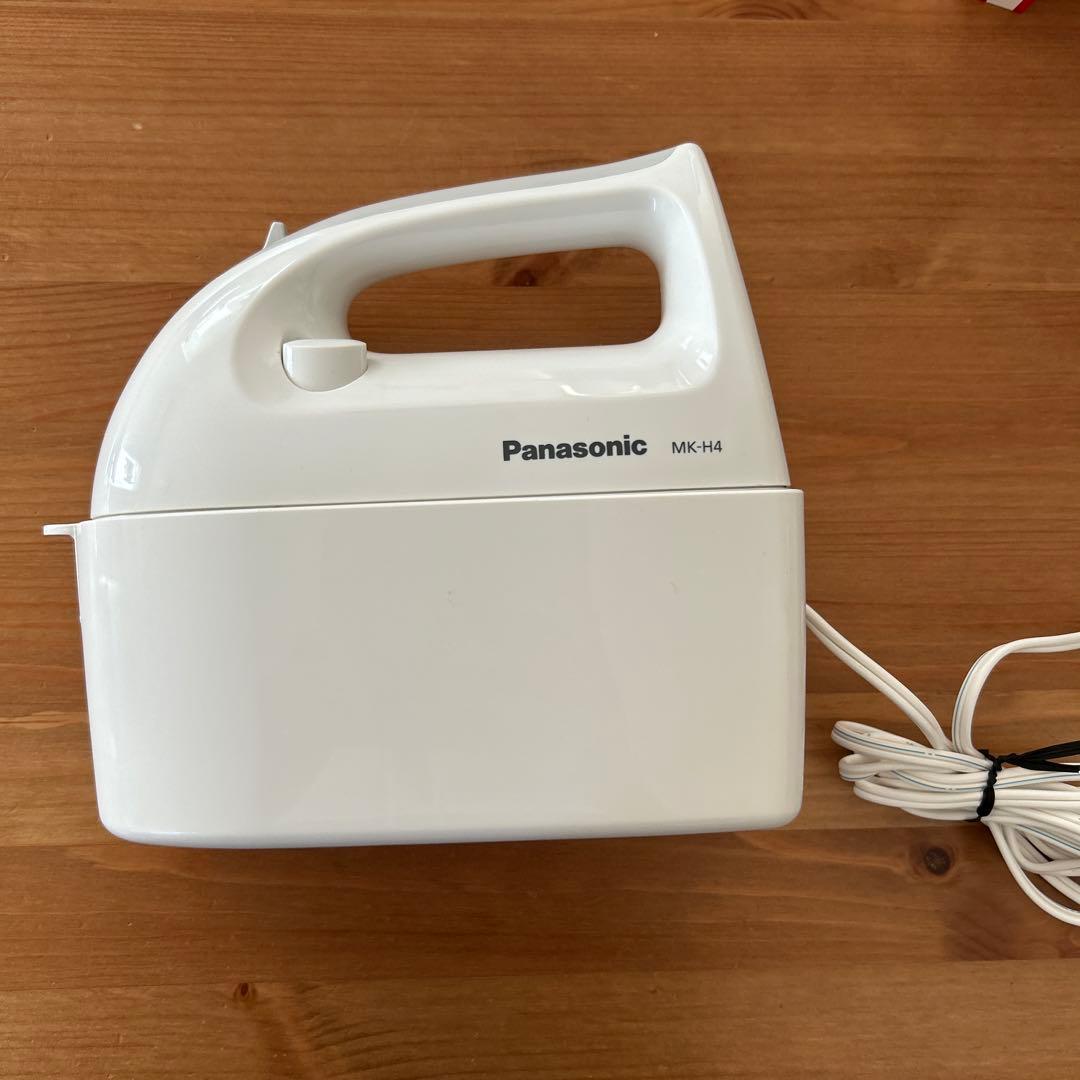 美品　Panasonic ハンドミキサー MK-H4-W