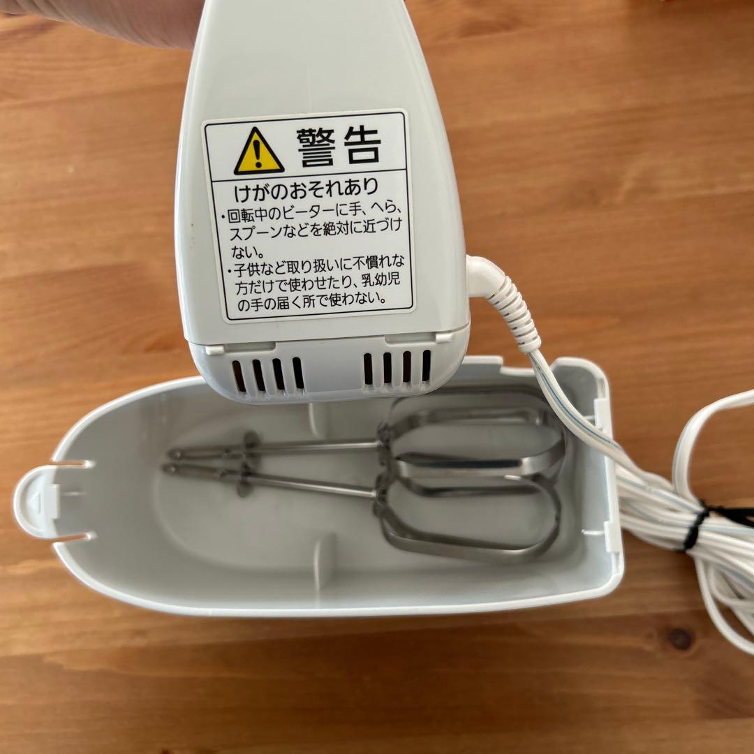 美品　Panasonic ハンドミキサー MK-H4-W