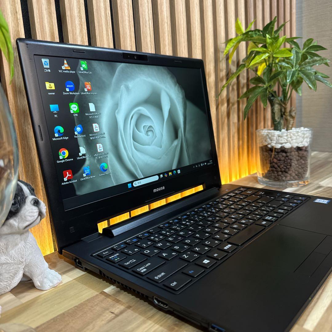準美品‼️Mouse☘️最高峰i7☘SSD512GB☘️フルHD☘ノートパソコン