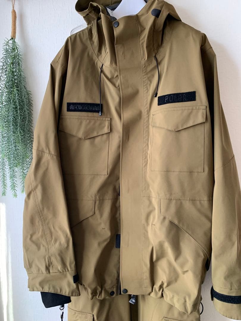 スノーボード AFDICEGEAR POLeR M65 jacket Bib pants