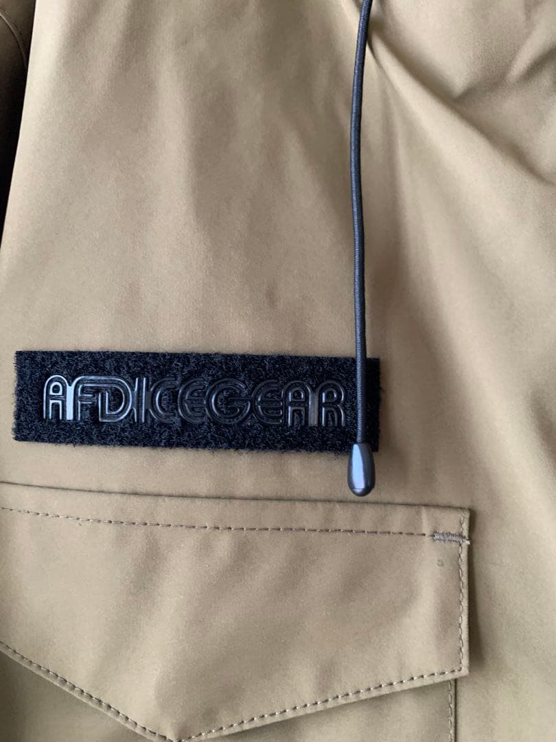 スノーボード AFDICEGEAR POLeR M65 jacket Bib pants