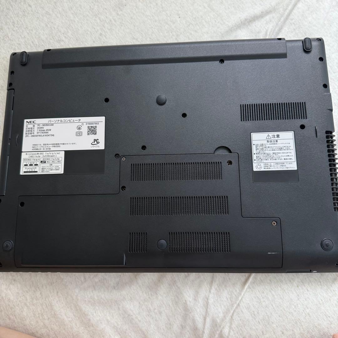 ［NEC］ LAVIE NS350/C ノートPC Win10セットアップ済
