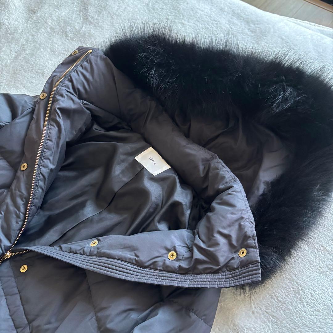 ✨️美品✨️ IENA イエナ ファー ダウンコート ブラック Mサイズ 黒