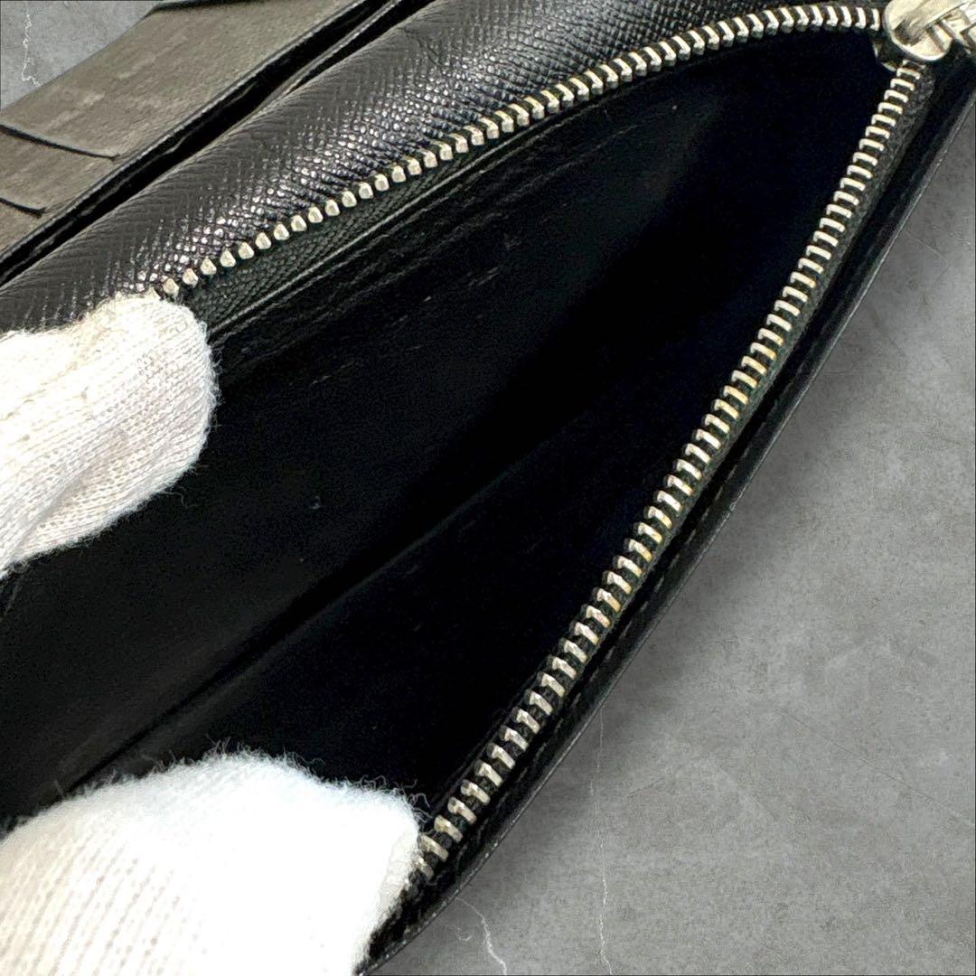 美品✨ ルイヴィトン エピ ポルトフォイユ ブラザ 長財布 折り財布 ブラック