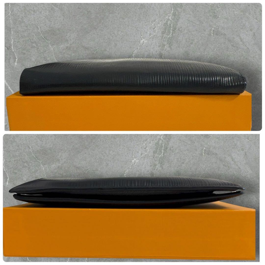 美品✨ ルイヴィトン エピ ポルトフォイユ ブラザ 長財布 折り財布 ブラック