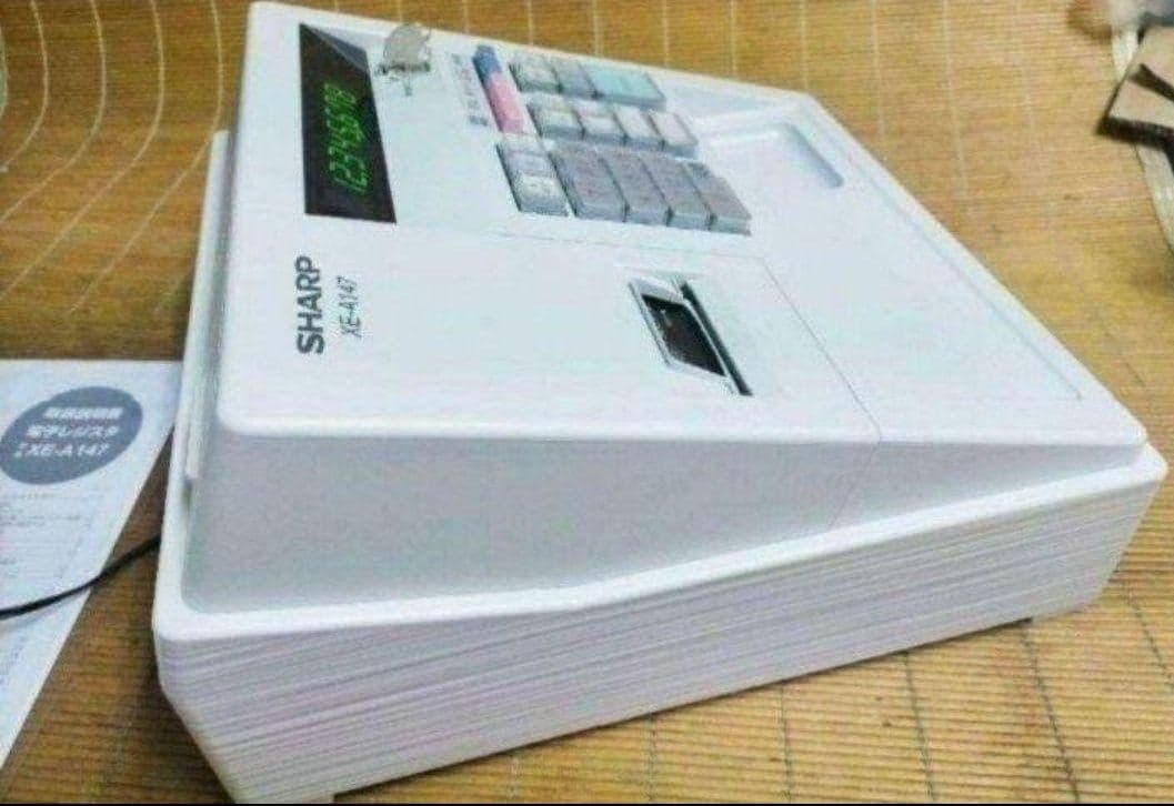 美品シャープレジスター　XE-A147　PC連携　630061