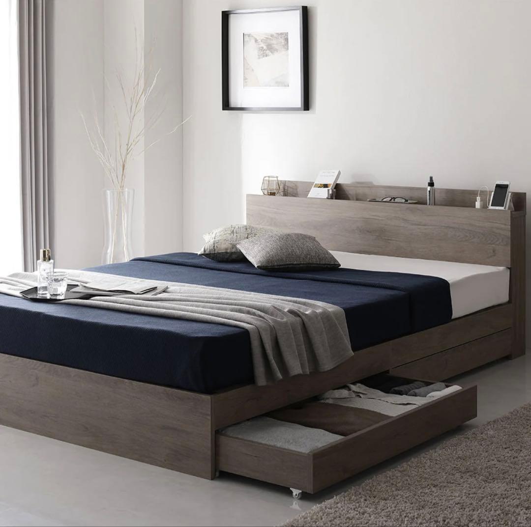 RASIK 引き出し収納付きベッド 『Serest セレスト』 ベッドフレーム