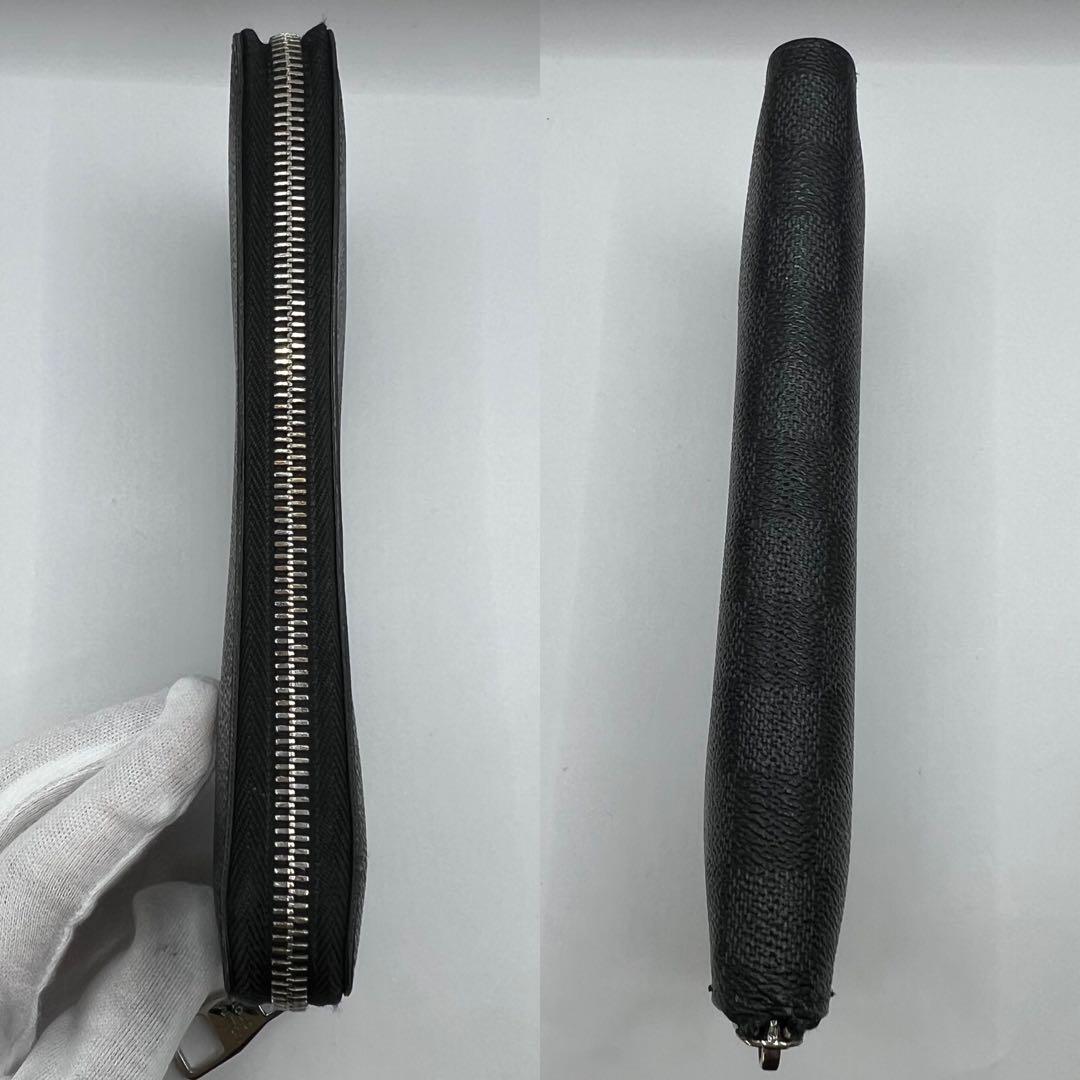 【極美品】ルイヴィトン 長財布 ラウンドファスナー ダミエグラフィット
