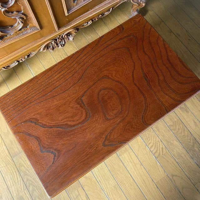 dd 角 机 卓袱台 ちゃぶ台 座卓 ローテーブル 木製 けやき 和家具