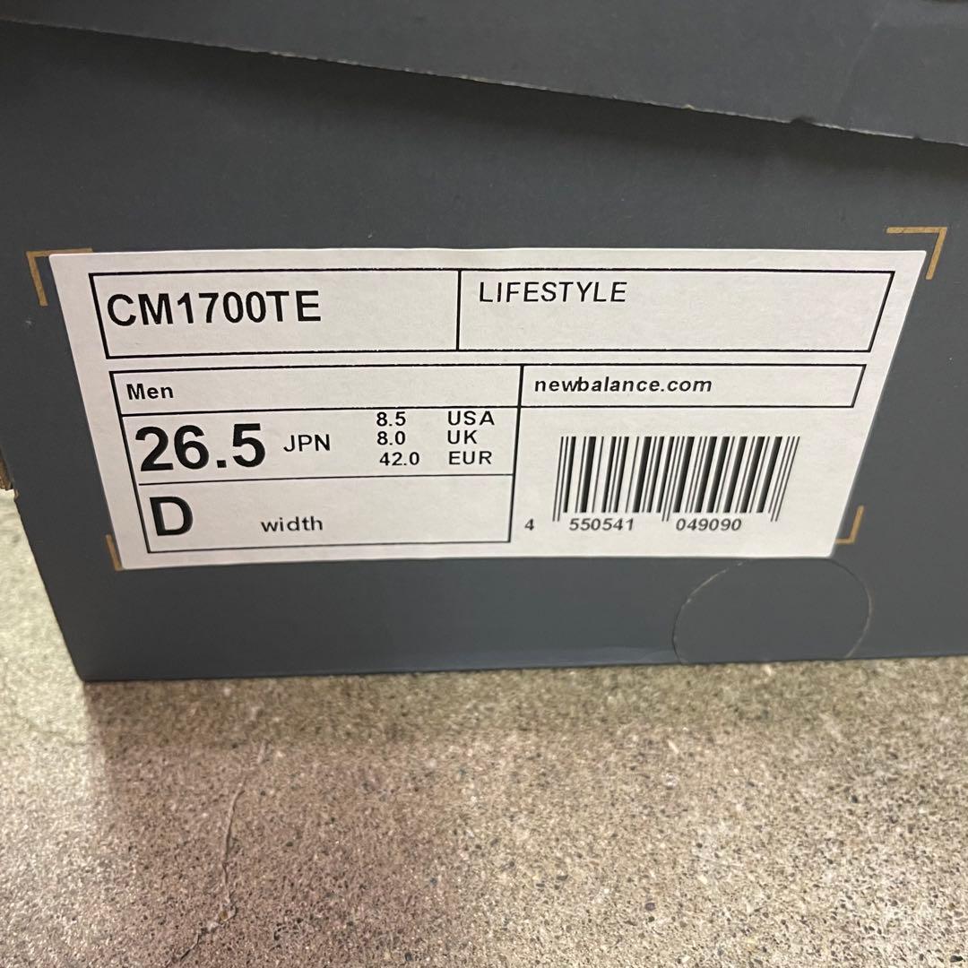 New Balance CM1700TE \"Gray\" 26.5㎝