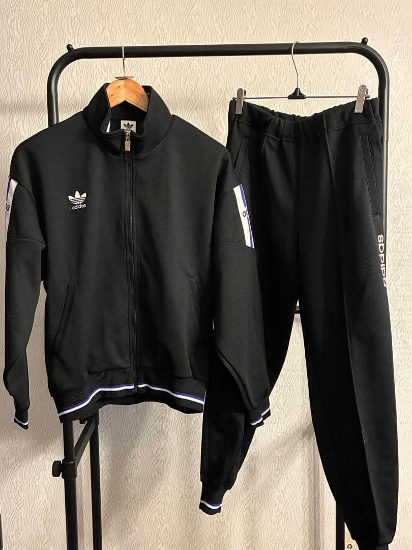 【極美品】90s adidas デサント製 トラックジャケット セットアップ