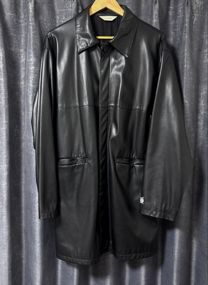 【美品】jieda ジエダ fake leather coat size 2