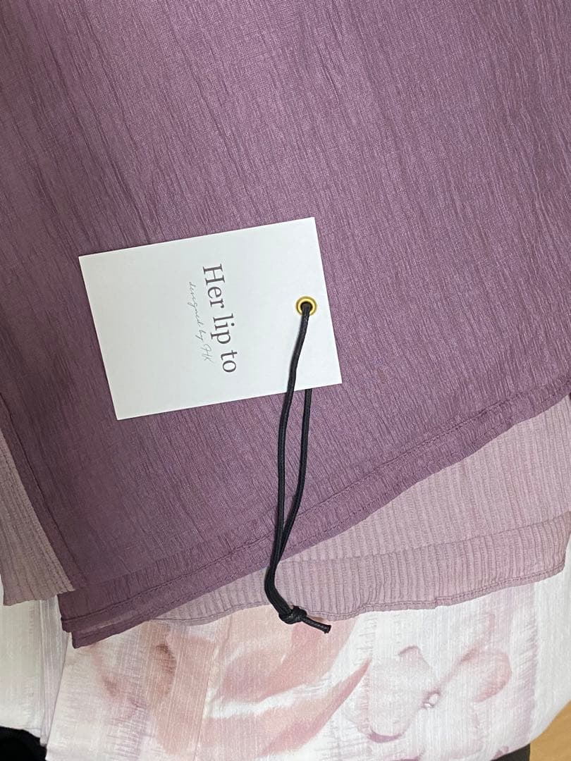 美品 正規品herlipto 浴衣 rose タグ付き　クリーニング済