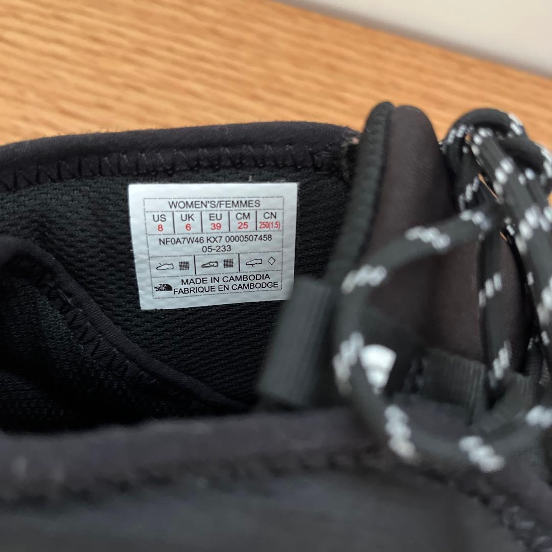 未使用級★ 25cm ノース・フェイス ヌプシ チャッカ ブーツ　ブラック