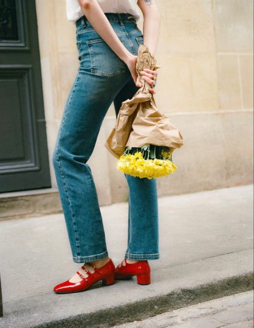 CAREL PARIS Kina メリージェーン　チャンキーヒール　38