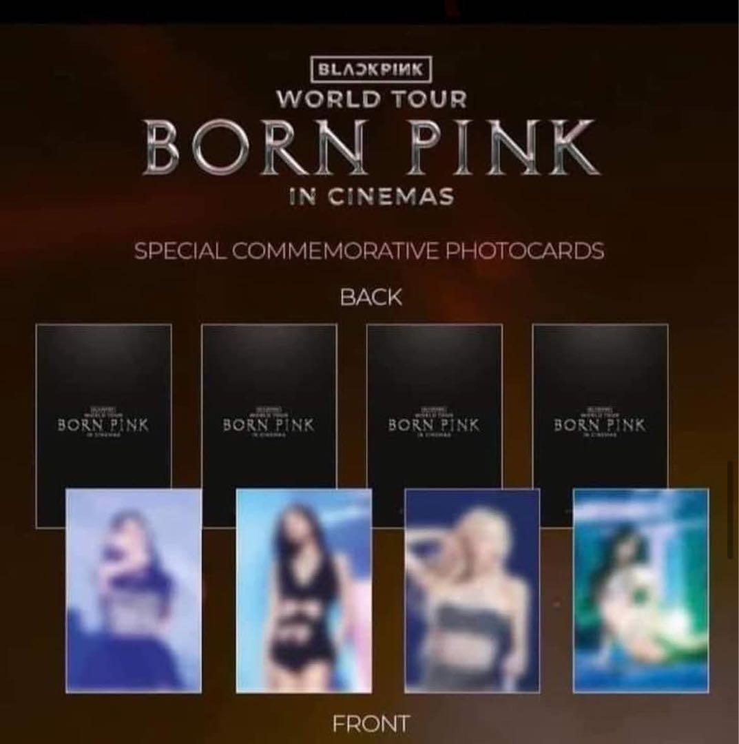 正規品　BLACKPINK BORN PINK 映画特典 トレカ　ポストカード