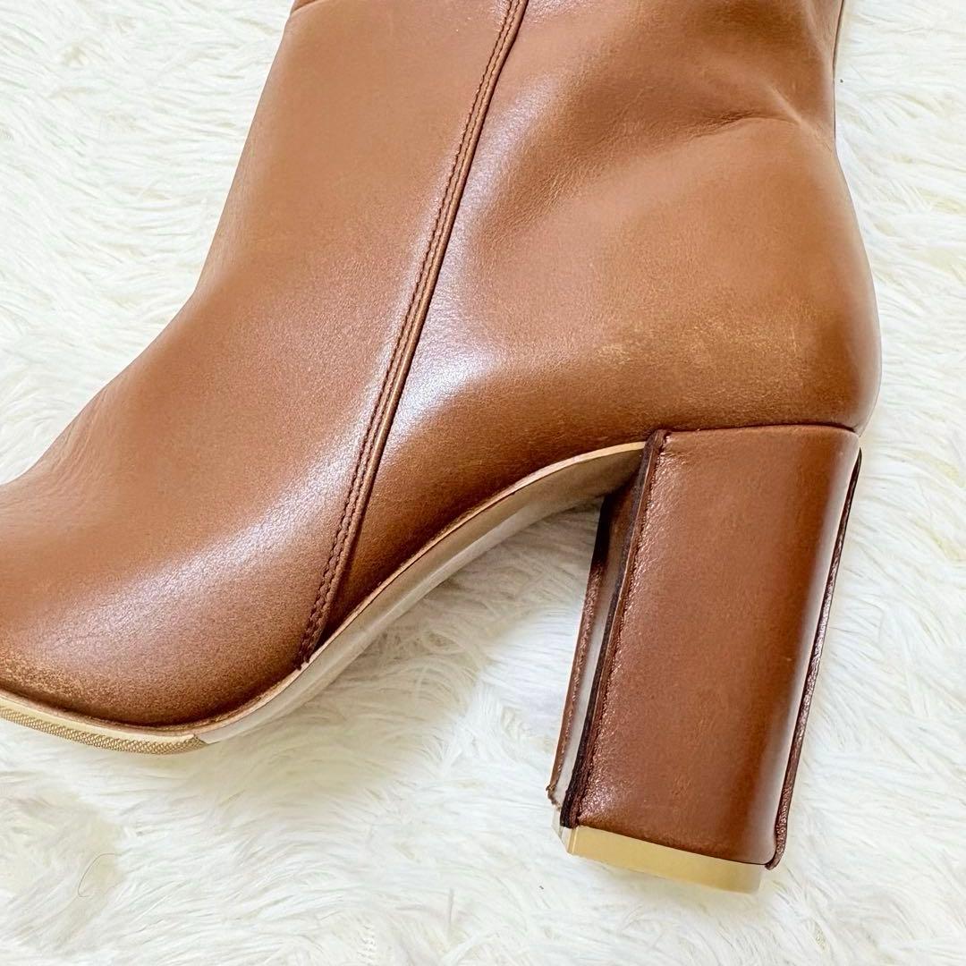 pippichic ポインテッドトゥ　ロングブーツ　ブラウン　23.5 茶