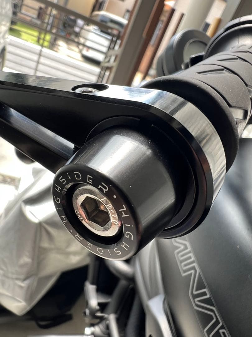 デイトナ　ハイサイダー　バーエンドミラー　バーエンドアダプター　セット