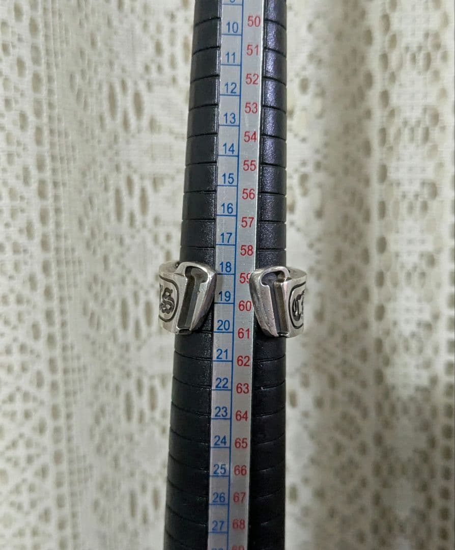 クロムハーツ　スクロールラージラベルリング