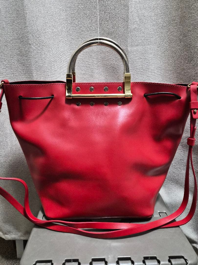 限定値下 ZANCHETTI Martinique red 赤 バッグ