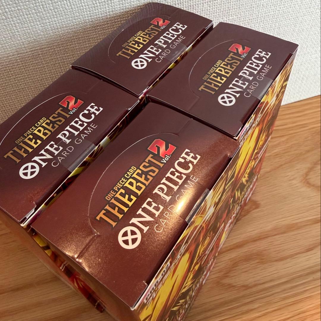 ONE PIECEカードゲーム THE BEST2 4ボックスセット