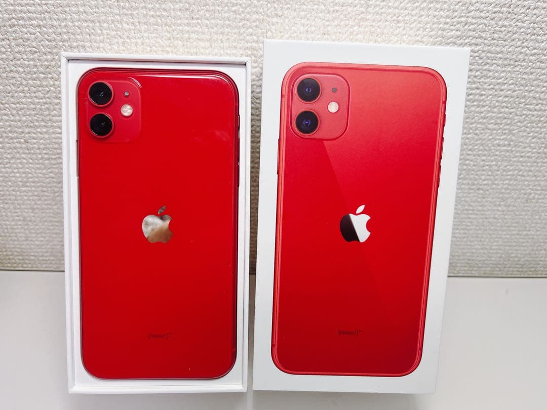 【箱あり】iPhone11 RED 128GB SIMフリー 動作確認・初期化済