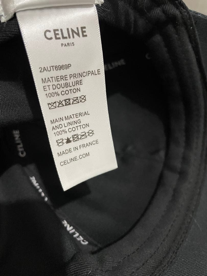 新品未使用　セリーヌ　CELENE ベースボール　キャップ　ブラック　黒