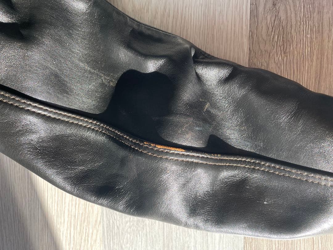 サイズ42 オール馬革　茶芯　ファインクリークレザー　バージニアビーチ