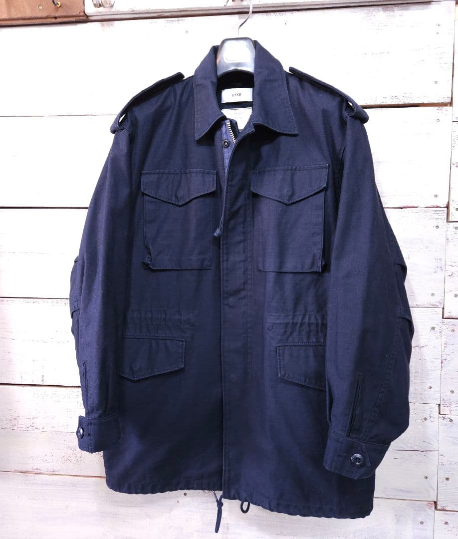 ハイク ミリタリー フィールドジャケット M-51 ネイビー系 オーバーサイズ