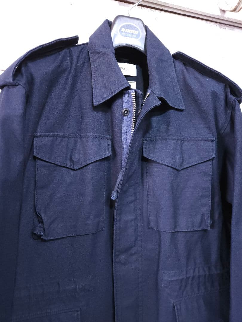 ハイク ミリタリー フィールドジャケット M-51 ネイビー系 オーバーサイズ