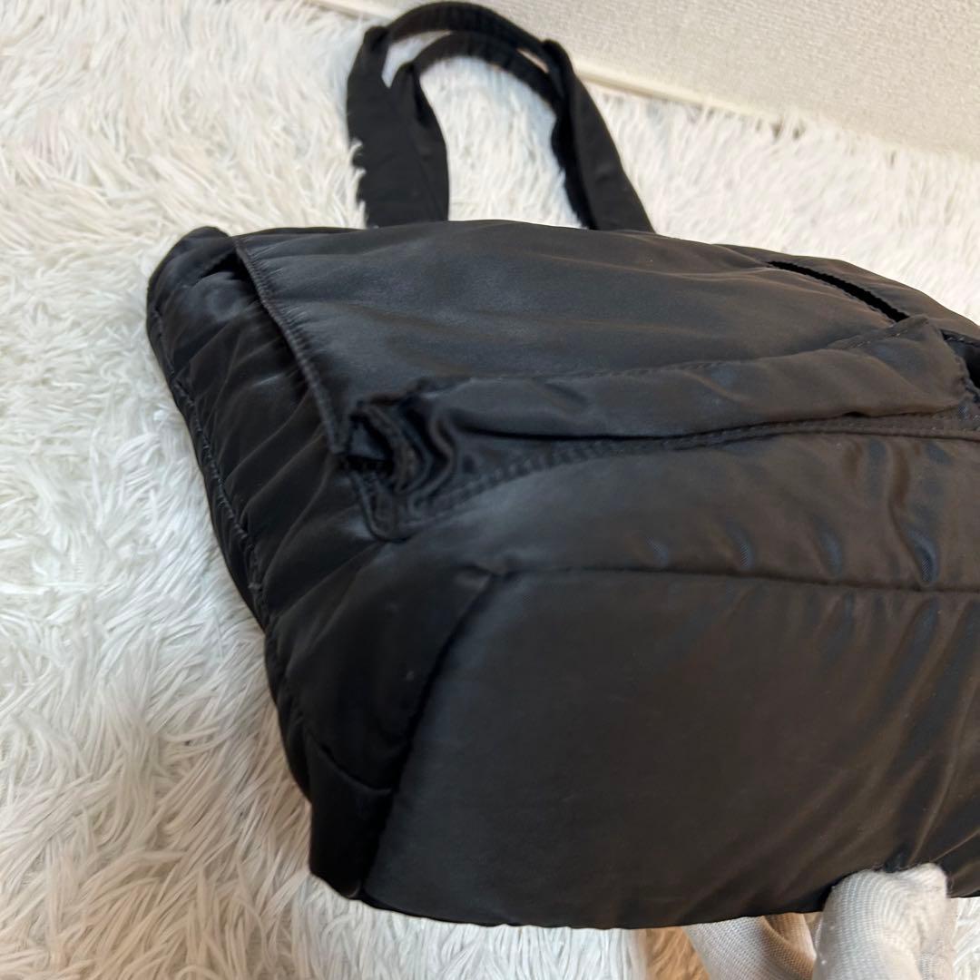 【美品✨人気/タンカー/A4】ポーター　トートバッグ　ビジネス　黒　通勤　肩掛可