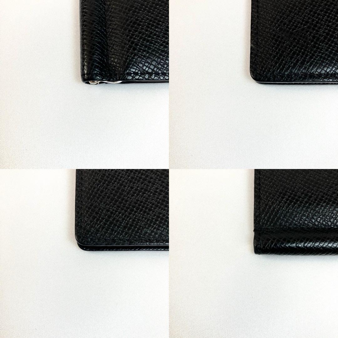 【極美品】ルイヴィトン　タイガ　ポルトフォイユ パンス　マネークリップ　ブラック